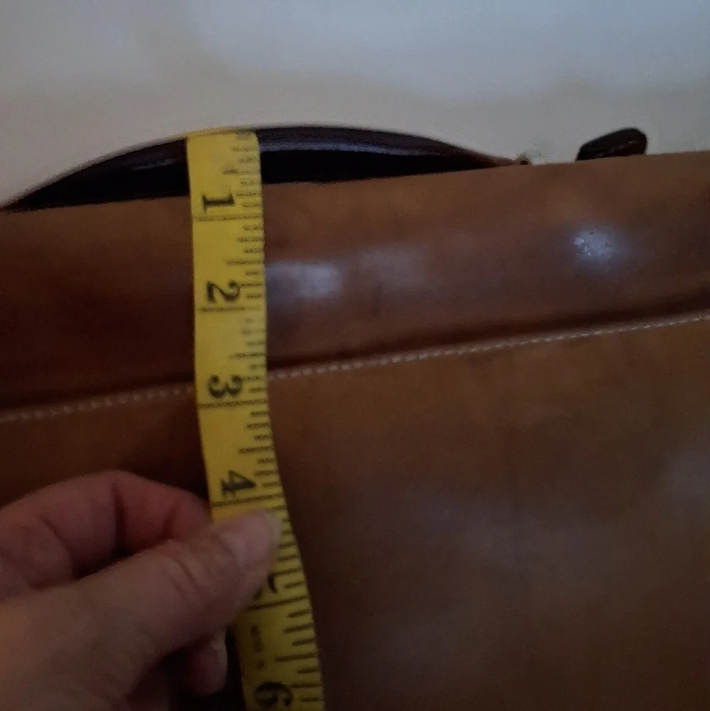 Coach British Tan Vintage Messenger Bag with COA
